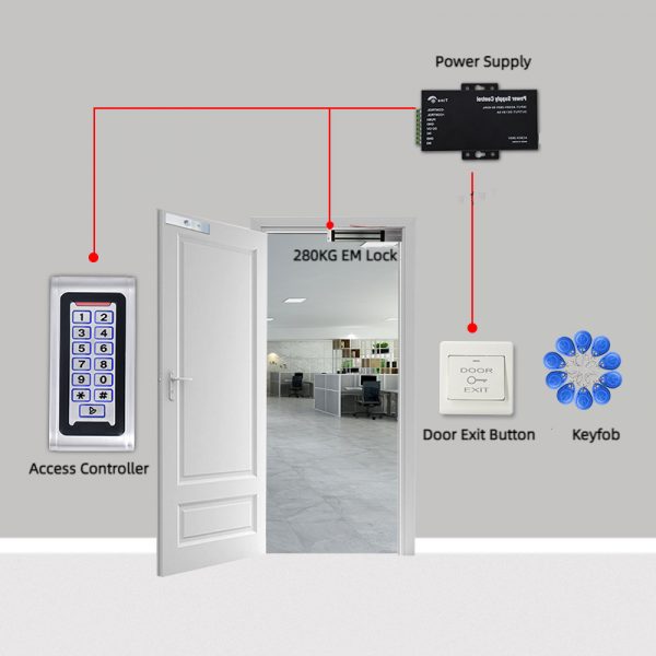 Stand Alone Access Controller with Card Reader Build in